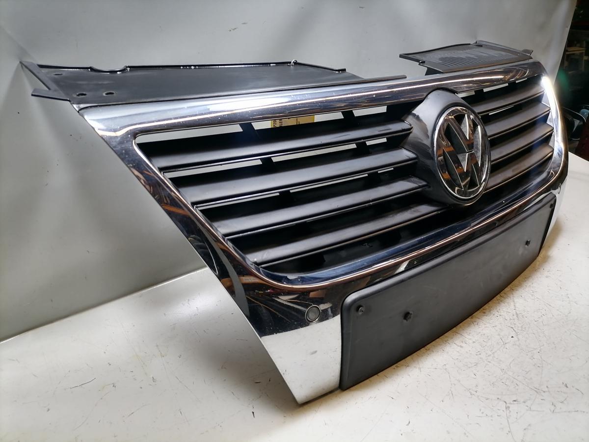 VW Passat 3C B6 original K&uuml;hlergrill f&uuml;r Fahrzeuge mit Parkhilfe PDC Bj.2008
